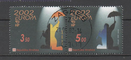 Croatia 2002, Used, Michel 610 - 611, Europa Pair - Croatia