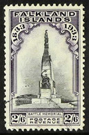 1933  2s 6d Black And Violet, Centenary, SG 135, Very Fine Used. For More Images, Please Visit Http://www.sandafayre.com - Falkland Islands