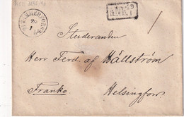 FINLANDE LETTRE DE TAMMERFORS - ...-1845 Prephilately