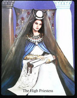 The High Priestess - Arthur Legend - Arthurian Britian Myth - A Divination & Meditation Tarot Maxi Card - Tarocchi