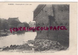 72- MAMERS - CATASTROPHE DU 7 JUIN 1904- N° 17- RUE DES ORMEAUX-MAISONS EMPORTEES PAR LE COURANT - Mamers