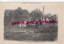 72- MAMERS-  CATASTROPHE DU 7 JUIN 1904- N° 20- TRANSPORT D' UN NOYE - Mamers