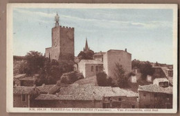 CPA 84 - PERNES LES FONTAINES - Vue D'ensemble , Côté Sud - TB PLAN Détails Maisons - Pernes Les Fontaines