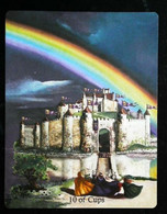 Delcampe - 10 Of Cups (Castle) Arthur Legend - Arthurian Britian Myth - A Divination & Meditation Tarot Maxi Card - Tarot