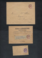 3 Documents Type Blanc PREOBLITERE Affranchi Postes ; Etat Voir Scan ! LOT 334/3 - 1893-1947