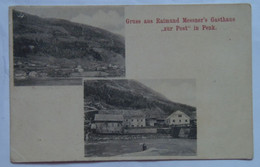 Penk 269 Kärnten 1905 Raimund Messner Gasthaus "zur Post" Inn General View Bridge River - Zonder Classificatie