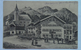 Fieberbrunn 265 Tyrol 1916 General View Gasthof Inn "z. Alten Post" Church Carriage - Fieberbrunn