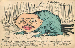 POLITIQUE CARTE SATIRIQUE  ( Illustrateur LESIEUR)  Affaire DREYFUS - Satiriques