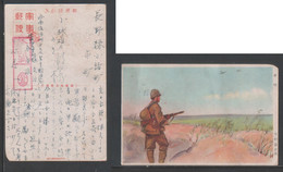 JAPAN WWII Military Japanese Soldier Picture Postcard Manchukuo China Sunwu CHINE WW2 JAPON GIAPPONE - 1932-45 Mantsjoerije (Mantsjoekwo)