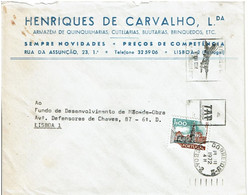 Portugal , 1972 , Commercial Cover , HENRIQUES DE CARVALHO  , Cutlery And Toys , TAP  Postmark - Briefe U. Dokumente