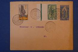 C AEF MOYEN CONGO BELLE LETTRE ENTIER RR 1928 BRAZZAVILLE + BORD DE FEUILLE ET AFFRANCHISSEMENT PLAISANT - Briefe U. Dokumente