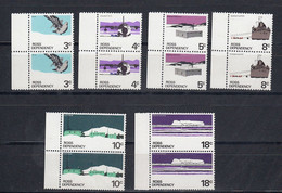 Ross Dependency 1972 Definitives 6v (pair)  ** Mnh (50571) - Unused Stamps