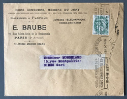 France N°111 Sur Enveloppe Oblitération Mécanique 18.6.1925 - (C1670) - 1921-1960: Modern Tijdperk
