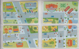 BRASIL 2003 TRAFFIC PUZZLE OF 4 CARDS - Rompecabezas