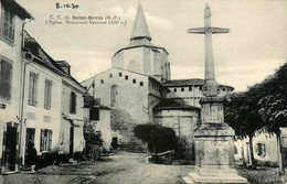 St Savin * Rue Et Place Du Village * L'église - Other & Unclassified