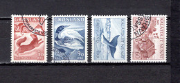 Groenlandia   1966-70   .-   Y&T  Nº     56-58-62-64 - Sonstige & Ohne Zuordnung