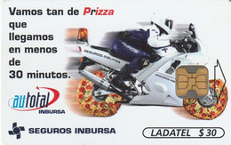 MEXICO. MOTO. Moto Inbursa - Vamos Tan De Prizza. 1998-06. MX-TEL-P-0188A. (722) - Motorräder