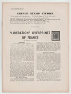 France, LIBERATION OVERPRINTS, Diego Suarez 1890 Forgeries, French Equatorial Africa, RF Overprints Etc. - Filatelia E Historia De Correos