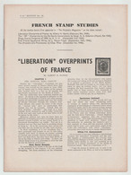 France, LIBERATION OVERPRINTS, Diego Suarez 1890 Forgeries, French Equatorial Africa, RF Overprints Etc. - Philately And Postal History