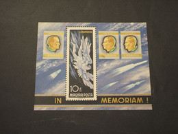 UNGHERIA - BF 1968 IN MEMORIA/ARCANGELO - NUOVI(++) - Local Post Stamps