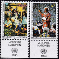 UNO-Wien 1993, 141/42,  MNH **,  Würde Und Teilhabe Für Senioren. - Ungebraucht