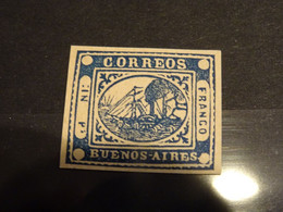 ARGENTINE BUENOS-AIRES 1858-59 Non Garantis - Buenos Aires (1858-1864)