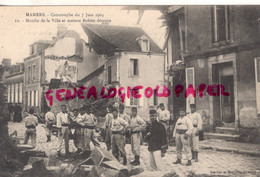 72- MAMERS-CATASTROPHE 7 JUIN 1904- N° 12- MOULIN DE LA VILLE ET MAISON BOBLET DETRUITS- - Mamers