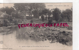 72- MAMERS - CATASTROPHE DU 7 JUIN 1904- N° 18- JARDINS RAVAGES PAR L' INONDATION  RUE DE L' ABATTOIR - Mamers