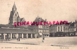 72- MAMERS -PLACE CARNOT -CAFE DE LA ROTONDE RADAINE -PHARMACIE-- TAROT BESNARD - EDITEUR H. POTTIER N° 41 - Mamers