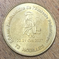 78 HOUILLES AMICCALE PHILATÉLIQUE FACTEUR MDP 2007 MÉDAILLE MONNAIE DE PARIS JETON TOURISTIQUE MEDALS COINS TOKENS - 2007