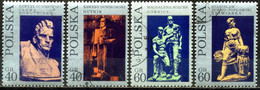 Poland 1971 Mi 2097A-2100A [11½:11¼] Sculptures (Complete Set, Used) - Andere & Zonder Classificatie