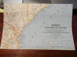 1) NATIONAL GEOGRAPHIC COUNTRIES OF THE NILE 1963 - Europe