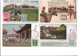 Japon 6 Cartes Commémoratives - Cartas & Documentos