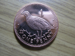 GIBRALTAR 1 ONE PENNY COIN 2000 UNC . 1 COIN FROM BAG  RANDOMALY. - Gibraltar