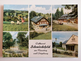 1970..GERMANY...POSTCARD..LUFTKURORT..SCHMIEDEFELD AM RENNSTEIG UND UMGEBUND - Schmiedefeld