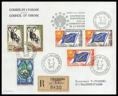 1970, Frankreich Dienstmarken Für Den Europarat, 11, 13-14 U.a., ... - Autres & Non Classés