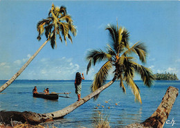 ¤¤  -   Polynésie Française   -   TAHITI   -  Perle Du Pacifique  -  Retour De Pêche    -  ¤¤ - Polynésie Française