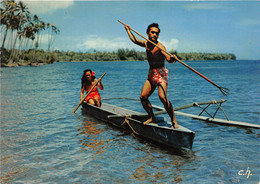 ¤¤  -   Polynésie Française   -   TAHITI   -  Perle Du Pacifique  -  Pêcheur Au Harpon   -  ¤¤ - Polynésie Française