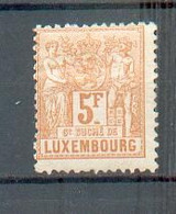 M 37 - Luxembourg - YT 58 * - 1882 Allegorie