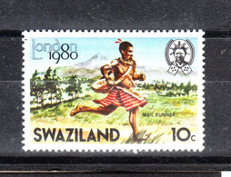 Swaziland    -  1980.  Corridore Indigeno. Indigenous Runner. MNH - Costumi
