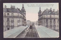 CPA Paris 75 Métro Métropolitain écrite - Metropolitana, Stazioni