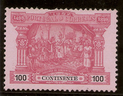 PORTUGAL TASAS   Yvert 5 (º) 100 Reales Rosa  Centenario Las Indias   NL1645 - Unused Stamps