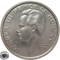 LaZooRo: Monaco 100 Francs 1956 UNC - 1949-1956 Alte Francs