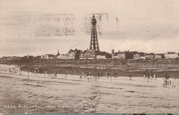 N°7164 R -cpa Blackpool, From Central Pier- - Blackpool