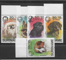 Surinam N°660/664 - Chiens - Neufs ** Sans Charnière - TB - Suriname