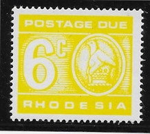 Rhodesie Taxe N°21 - Neuf ** Sans Charnière - TB - Rhodesia (1964-1980)