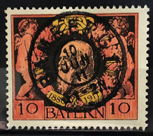 BAYERN 1911 - BAMBERG Cancel - Mi 93A - 10M - Usati