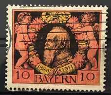 BAYERN 1911 - Canceled - Mi 93A - 10M - Oblitérés