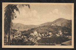 CPA Saint-Thomas  St Thomas Town And Hills - Virgin Islands, US