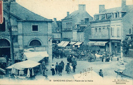 CHER  SANCOINS  Place De La Halle - Sancoins